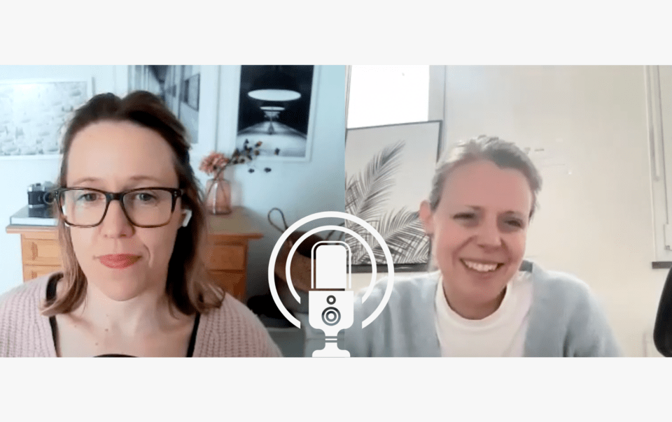Nicola und Jenny führen ein Podcast-Interviw über Zoom zum Thema: Quiz als Freebie und Quiz-Funnel