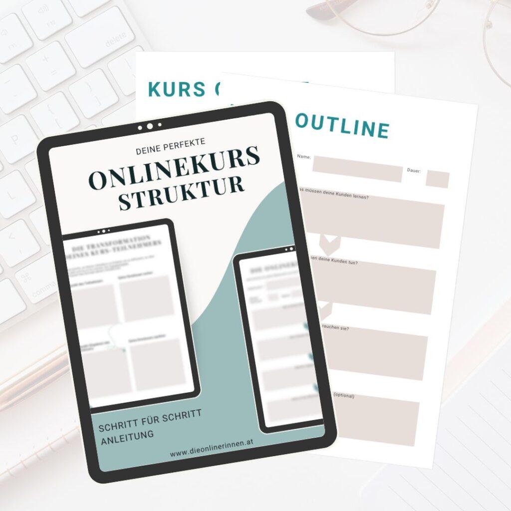 Onlinekurs struktur vorlage